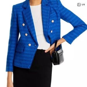 Generation Love Eliza Tweed Blue Blazer Jacket